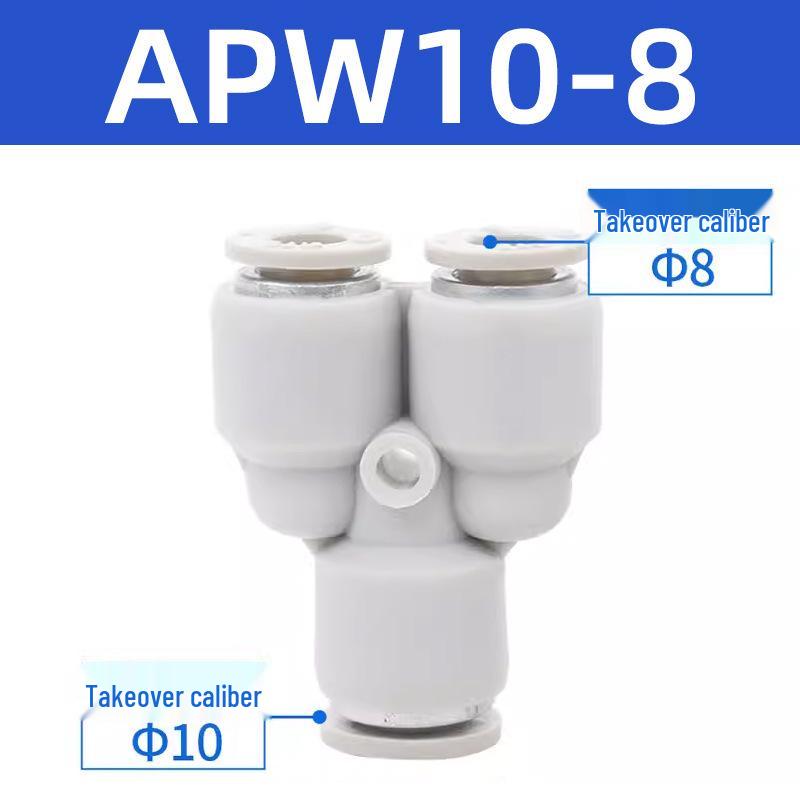 Yadako Reducing Tee Pneumatic Quick Connect Fitting (APW/APEW/PEW-6-4/10-6/10-8)
Yadako Reducing Tee Pneumatic Quick Connect Fitting (APW/APEW/PEW-6-4/10-6/10-8)