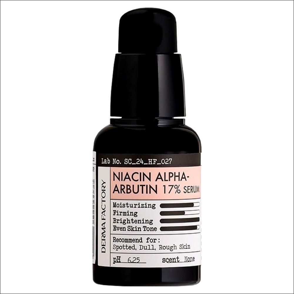 Derma Factory Сыворотка с Ниацинамидом и Альфа-Арбутином 17% 30мл 30ml x 1EA
Derma Factory Сыворотка с Ниацинамидом и Альфа-Арбутином 17% 30мл 30ml x 1EA