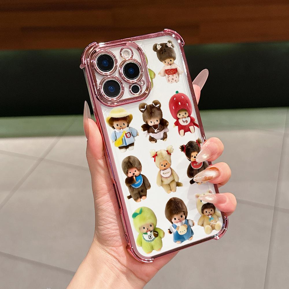 Cute Monchhichis New Ins Phone Case for iPhone 17 Air 16 16e 15 14 Plus 13 12 11 Pro Max X Xs XR 8 Anti-drop Transparent Cover iPhone17
Cute Monchhichis New Ins Phone Case for iPhone 17 Air 16 16e 15 14 Plus 13 12 11 Pro Max X Xs XR 8 Anti-drop Transparent Cover iPhone17