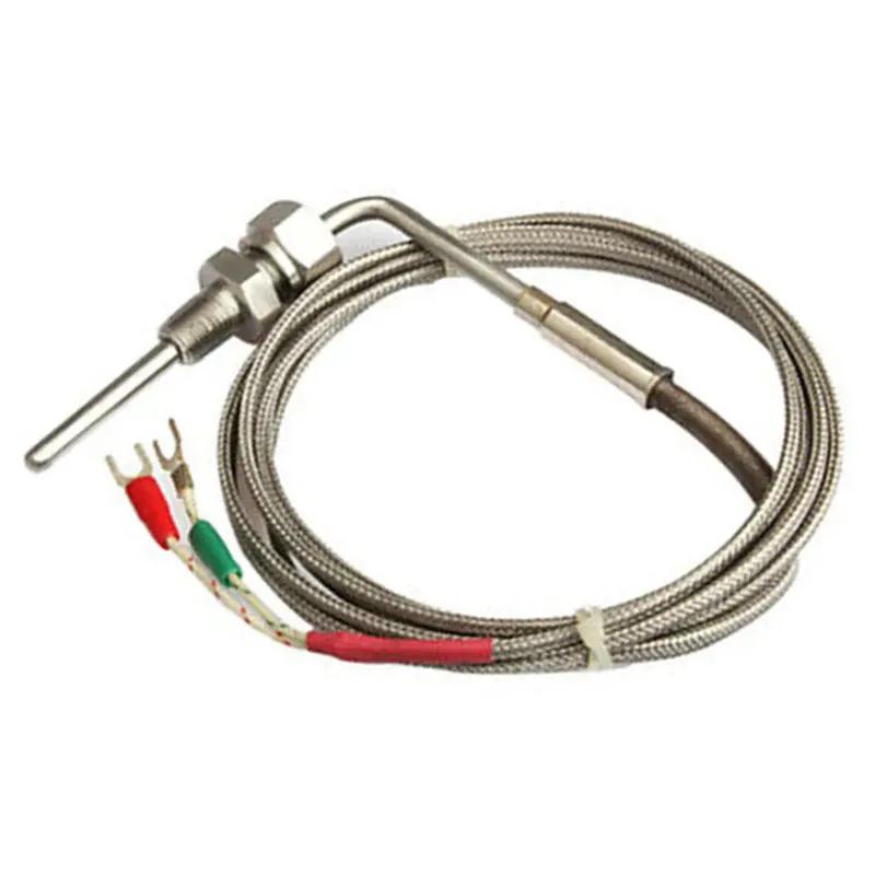 EGT K Type Thermocouple Temperature Sensor Probe For Temperature Controller Stainless Steel 1/8 NPT Thread 1200°C 2m Cable
EGT K Type Thermocouple Temperature Sensor Probe For Temperature Controller Stainless Steel 1/8 NPT Thread 1200°C 2m Cable