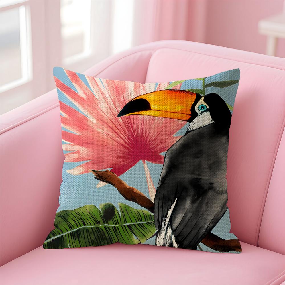 Toucan Fashion Cushion Cover Natural Linen Pillow Case DoubleSided Print Decorative Sofa Pillowcase Home Decor Gift 30x30cm
Toucan Fashion Cushion Cover Natural Linen Pillow Case DoubleSided Print Decorative Sofa Pillowcase Home Decor Gift 30x30cm