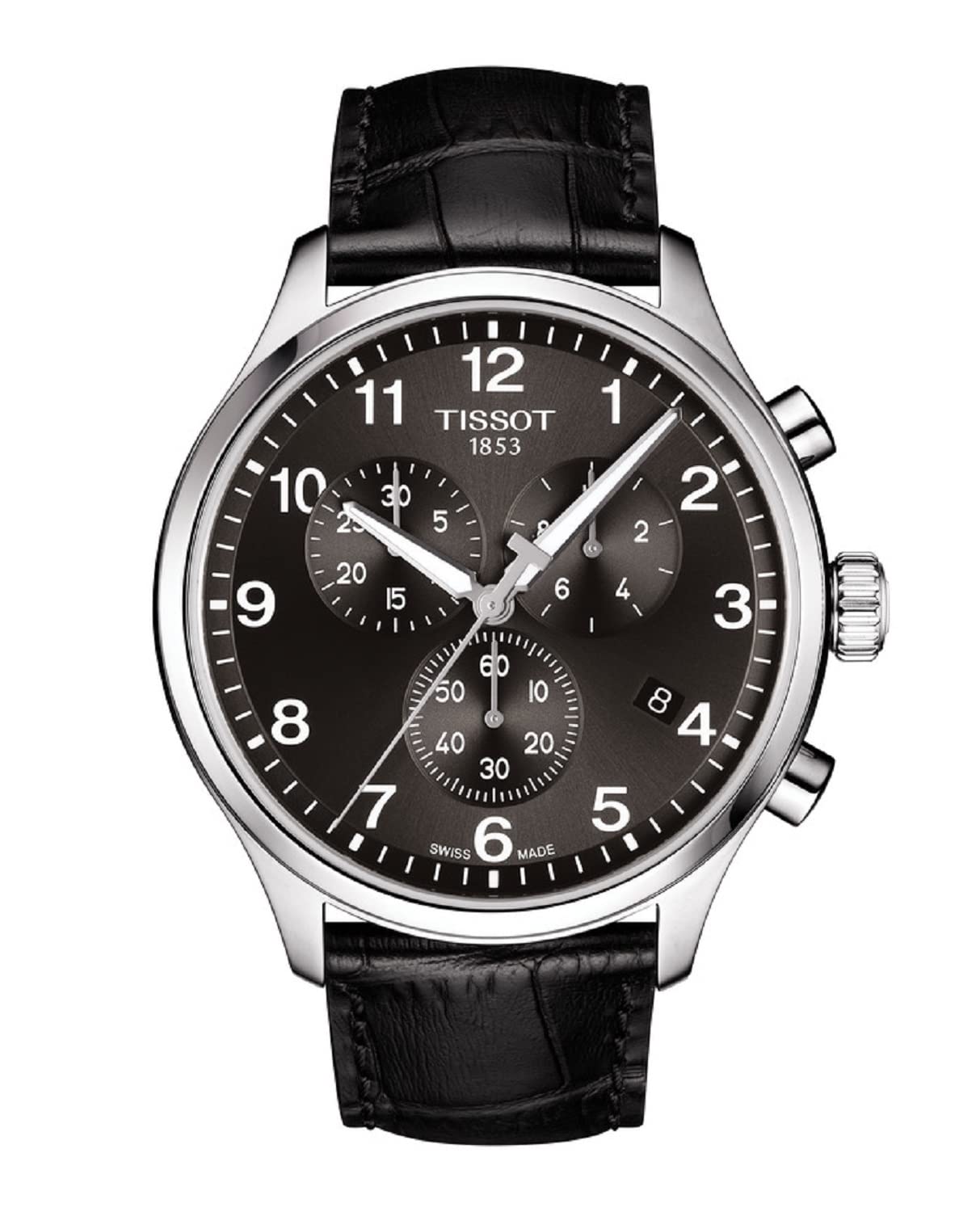TISSOT Chrono XL Classic Watch with Leather Strap, T1166171605700, Men s, Black Dial
TISSOT Chrono XL Classic Watch with Leather Strap, T1166171605700, Men s, Black Dial
