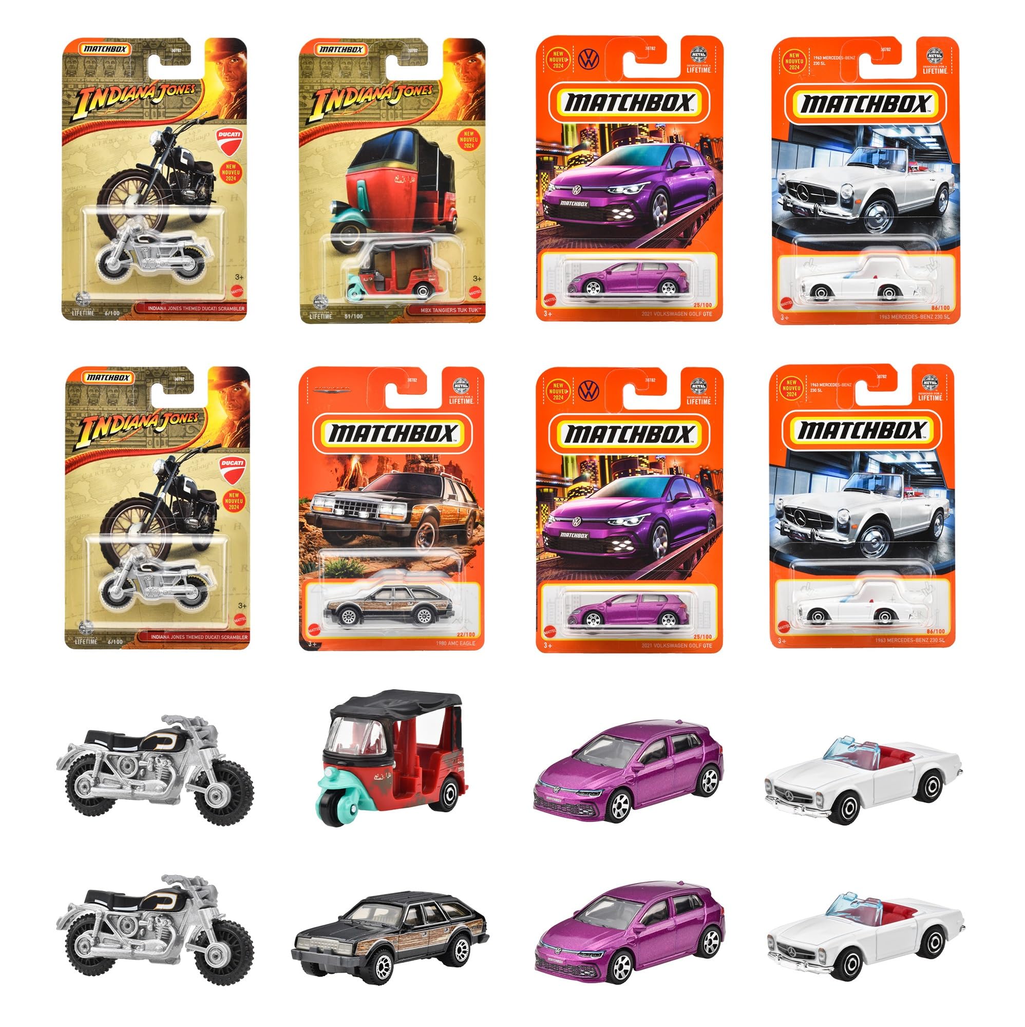 Matchbox Basic Car J Assortment Vehicle Toys Mini Cars 24 Cars Box Sold 3 Years Old and Up 98BJ-30782
Matchbox Basic Car J Assortment Vehicle Toys Mini Cars 24 Cars Box Sold 3 Years Old and Up 98BJ-30782