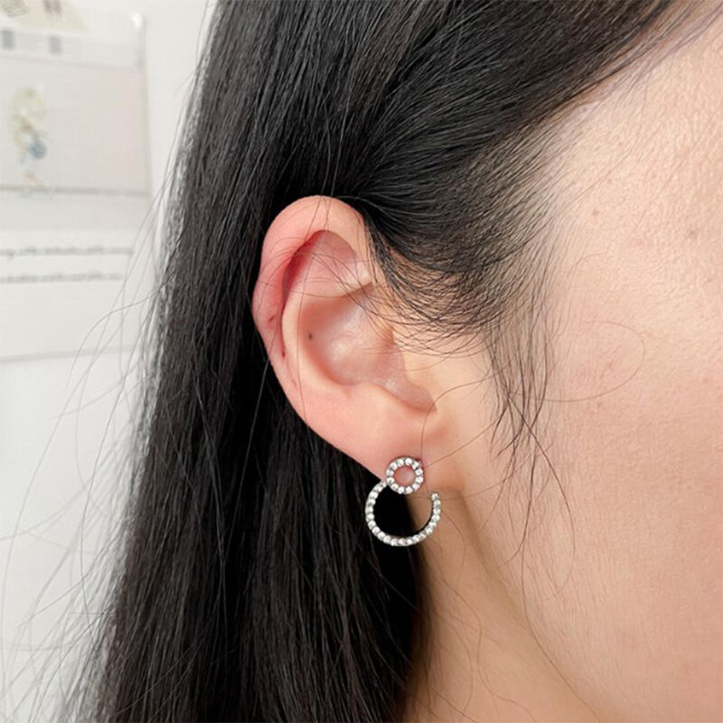 Kirani Earrings Cubic Women s Circle Elegant Double ONECOLOR
Kirani Earrings Cubic Women s Circle Elegant Double ONECOLOR