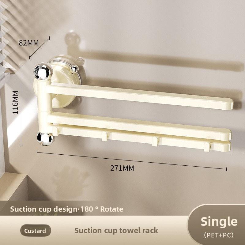 Suction Cup Towel Rack, Non-drilling Wall-mounted Multi-pole Rotating Storage Rack, Shelving Rack, Towel Drying Pole жовтий
Suction Cup Towel Rack, Non-drilling Wall-mounted Multi-pole Rotating Storage Rack, Shelving Rack, Towel Drying Pole жовтий