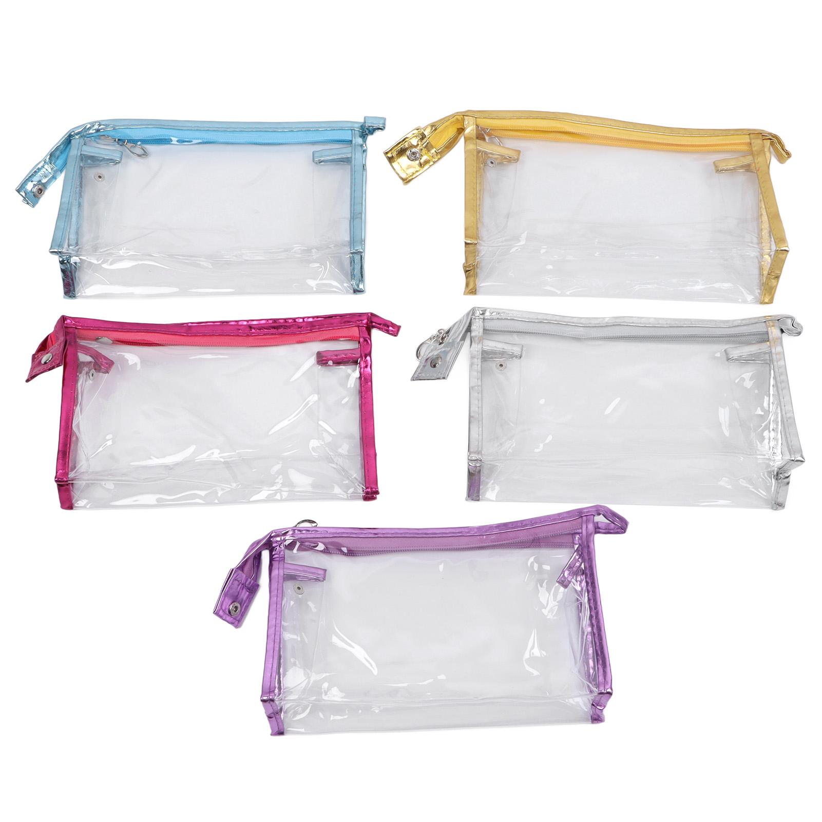 Clear Cosmetic Bag Waterproof Transparent PVC Makeup Toiletry Pouch with Handle Strap for Bathroom
Clear Cosmetic Bag Waterproof Transparent PVC Makeup Toiletry Pouch with Handle Strap for Bathroom