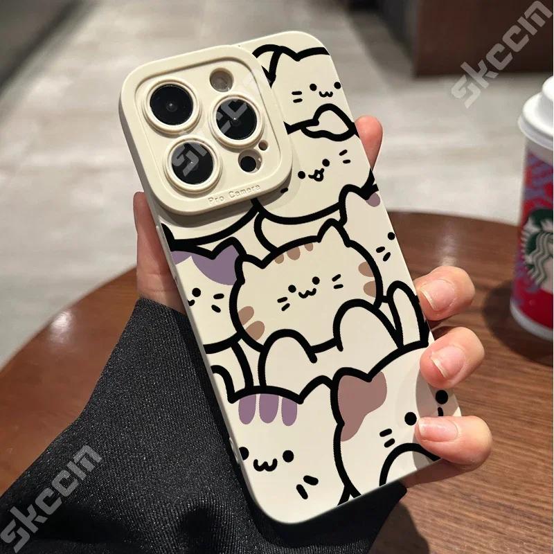 Case For iPhone 16 15 14 13 12 11 Pro Max Mini XS XR X 15 16 Plus Cartoon Animal Cute Cat Shockproof Soft Silicone Cover iPhone 16 Pro
Case For iPhone 16 15 14 13 12 11 Pro Max Mini XS XR X 15 16 Plus Cartoon Animal Cute Cat Shockproof Soft Silicone Cover iPhone 16 Pro
