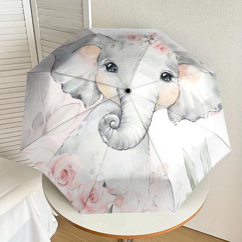 1pc Baby Elephant Floral Illustration Umbrella with Plastic Handle,Suitable for All Seasons Home Travel Outdoor UmbrellaDD374
1pc Baby Elephant Floral Illustration Umbrella with Plastic Handle,Suitable for All Seasons Home Travel Outdoor UmbrellaDD374