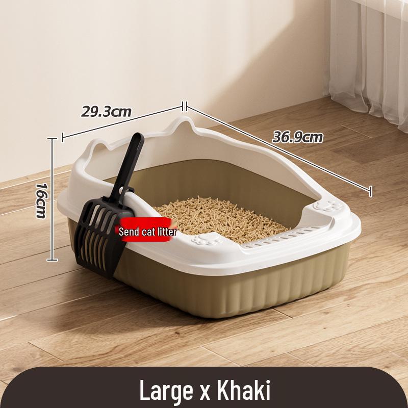 Large Anti-Splash Elevated Cat Litter Box 50cm Litter Box
Large Anti-Splash Elevated Cat Litter Box 50cm Litter Box