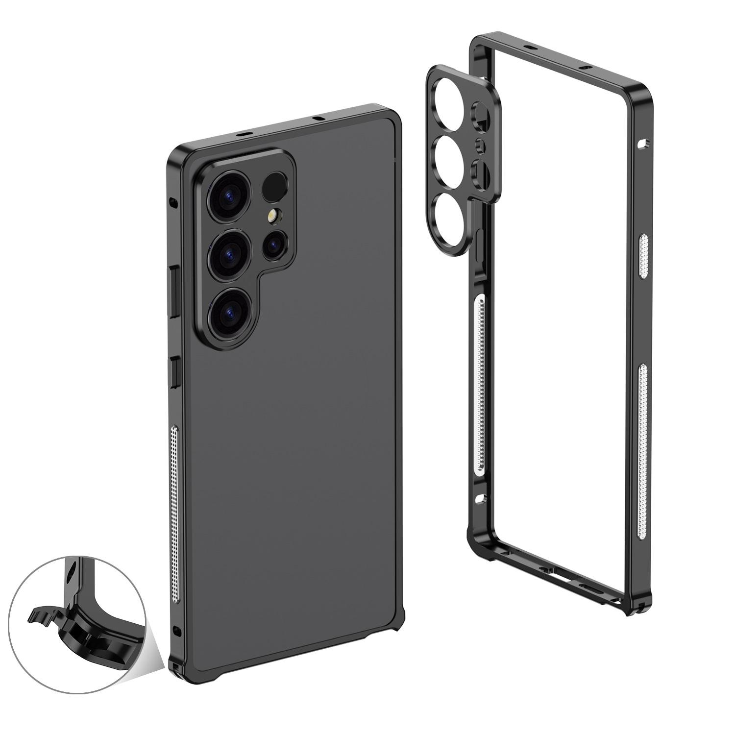 Samsung S25 Ultra Metal Frame Phone Case - Heat Dissipation, Bare Metal, Sea Horse Buckle Compatible with S24U S23 Ultra + Lens чёрный
Samsung S25 Ultra Metal Frame Phone Case - Heat Dissipation, Bare Metal, Sea Horse Buckle Compatible with S24U S23 Ultra + Lens чёрный