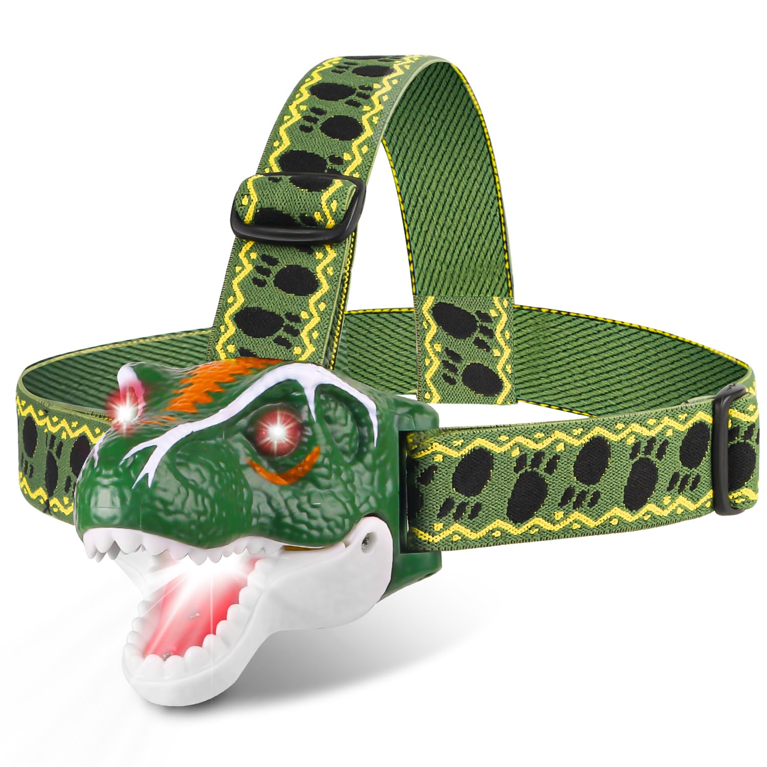 TIGTECGAME Dinosaur Headlamp Kids Flashlight LED Headlamp T-Rex (Dinosaur Headlamp)
TIGTECGAME Dinosaur Headlamp Kids Flashlight LED Headlamp T-Rex (Dinosaur Headlamp)