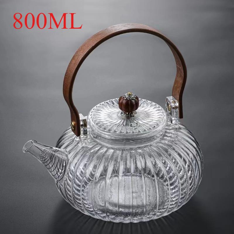 Pumpkin Vertical Stripe Kettle High Borosilicate Heat-Resistant Glass Teapot Household Electric Ceramic Stove Tea Kettle прозорий
Pumpkin Vertical Stripe Kettle High Borosilicate Heat-Resistant Glass Teapot Household Electric Ceramic Stove Tea Kettle прозорий