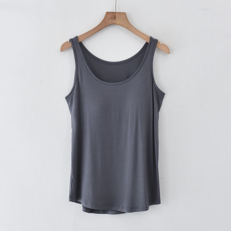 Modal Padded Vest Women s Summer Casual Outdoor Plus Size Sleeveless Top Solid Color Outerwear All-Match T-shirt Iron-gray 2XL (recommended 75.00 kg-85.00 kg
Modal Padded Vest Women s Summer Casual Outdoor Plus Size Sleeveless Top Solid Color Outerwear All-Match T-shirt Iron-gray 2XL (recommended 75.00 kg-85.00 kg