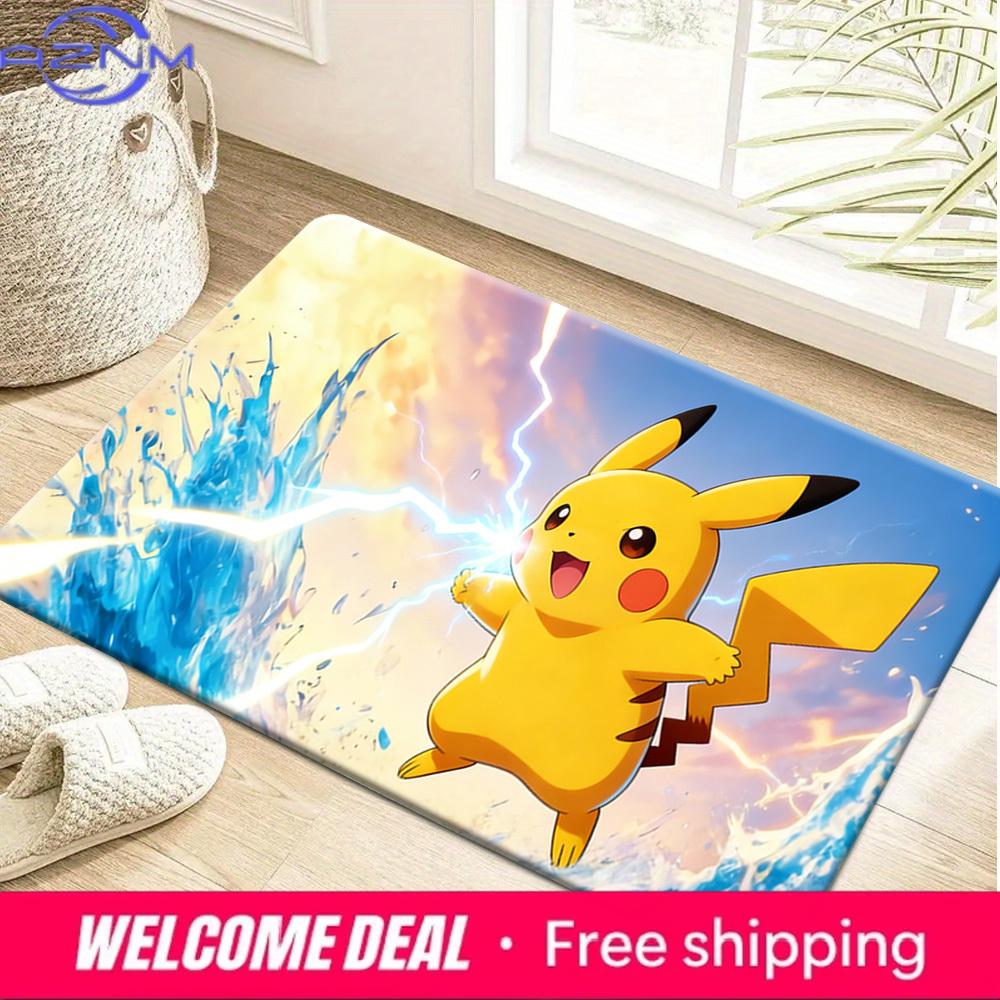 Pokemon Pikachu Thunder Attack Print Non-slip Doormat, Soft Absorbent Floor Rug for Home Decor 40cm x 60cm
Pokemon Pikachu Thunder Attack Print Non-slip Doormat, Soft Absorbent Floor Rug for Home Decor 40cm x 60cm