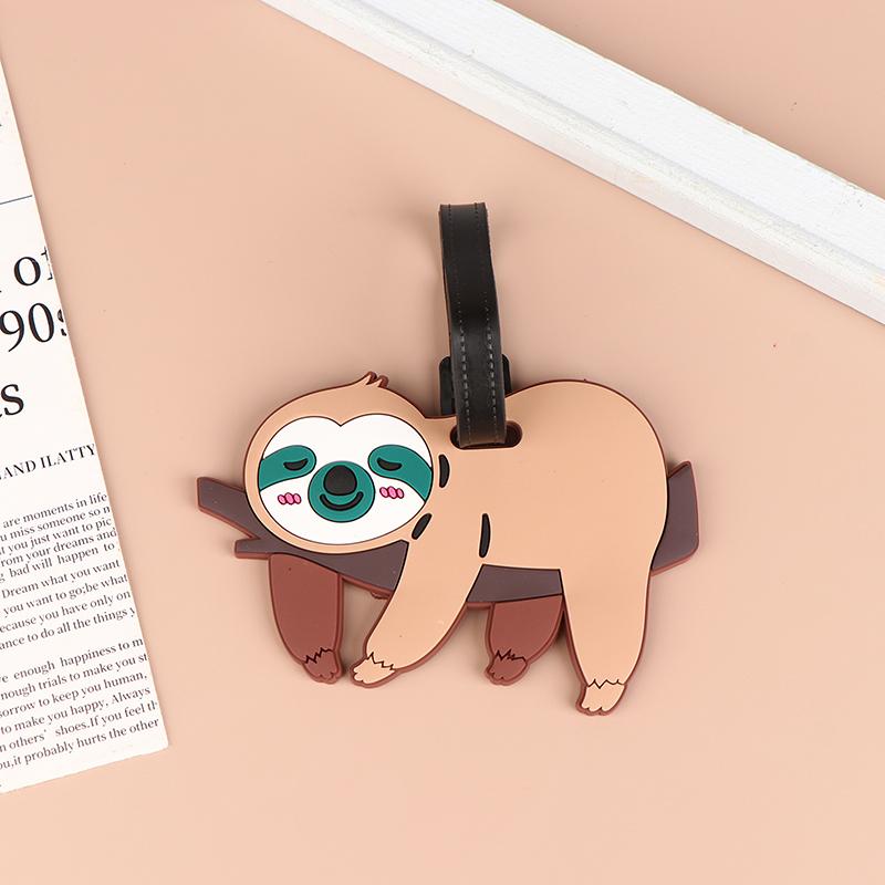 Newest Travel Accessories Luggage Tag Creative Sloth Plane Boarding Pass Suitcase Silicon Portable Travel Label A3
Newest Travel Accessories Luggage Tag Creative Sloth Plane Boarding Pass Suitcase Silicon Portable Travel Label A3