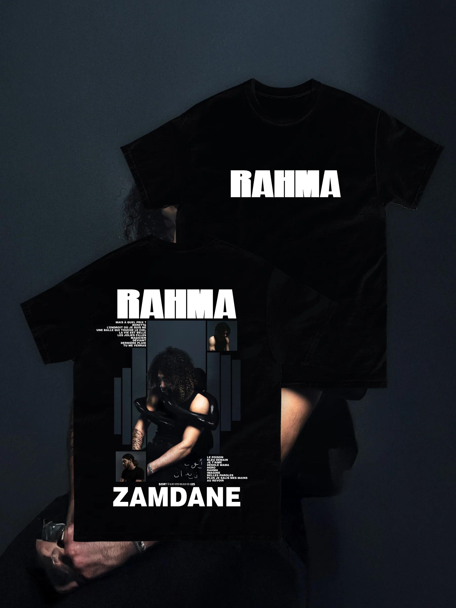 France Rapper Zamdanes 2025 Album RAHMA Graphic Tshirt Unisex Women Pop Music Tshirt Casual Cotton Vintage TShirt Unisex M
France Rapper Zamdanes 2025 Album RAHMA Graphic Tshirt Unisex Women Pop Music Tshirt Casual Cotton Vintage TShirt Unisex M