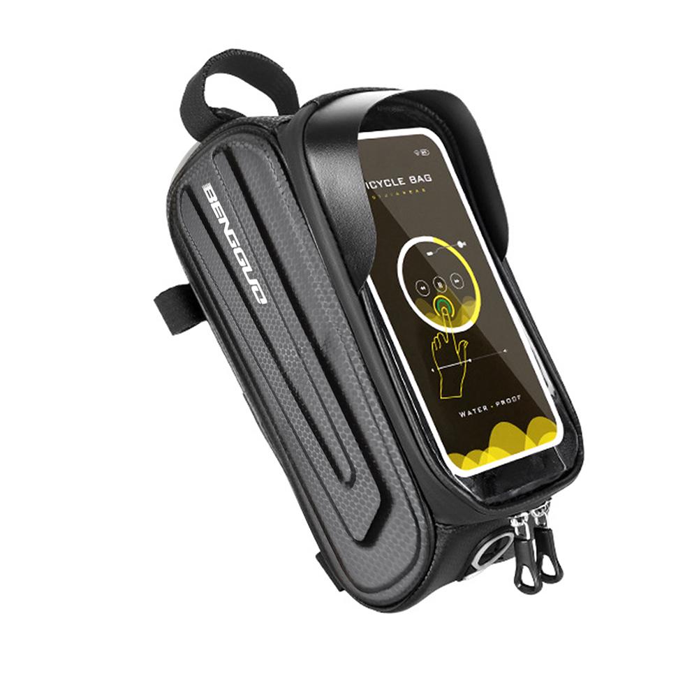1L Touch Screen Cycling Bag Waterproof Hard Shell Top Front Tube Frame with Earphone Hole Reflective Pattern Cycling Equipment China Mainland
1L Touch Screen Cycling Bag Waterproof Hard Shell Top Front Tube Frame with Earphone Hole Reflective Pattern Cycling Equipment China Mainland