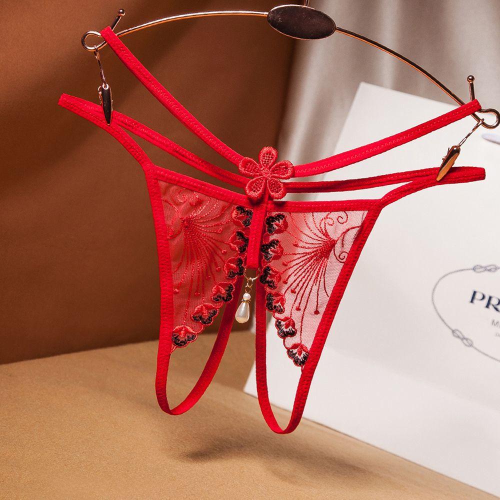 Sexy Embroidered Open Crotch Low-Waist Flower Women Women Thong T Panties Briefs Lace G-String
Sexy Embroidered Open Crotch Low-Waist Flower Women Women Thong T Panties Briefs Lace G-String