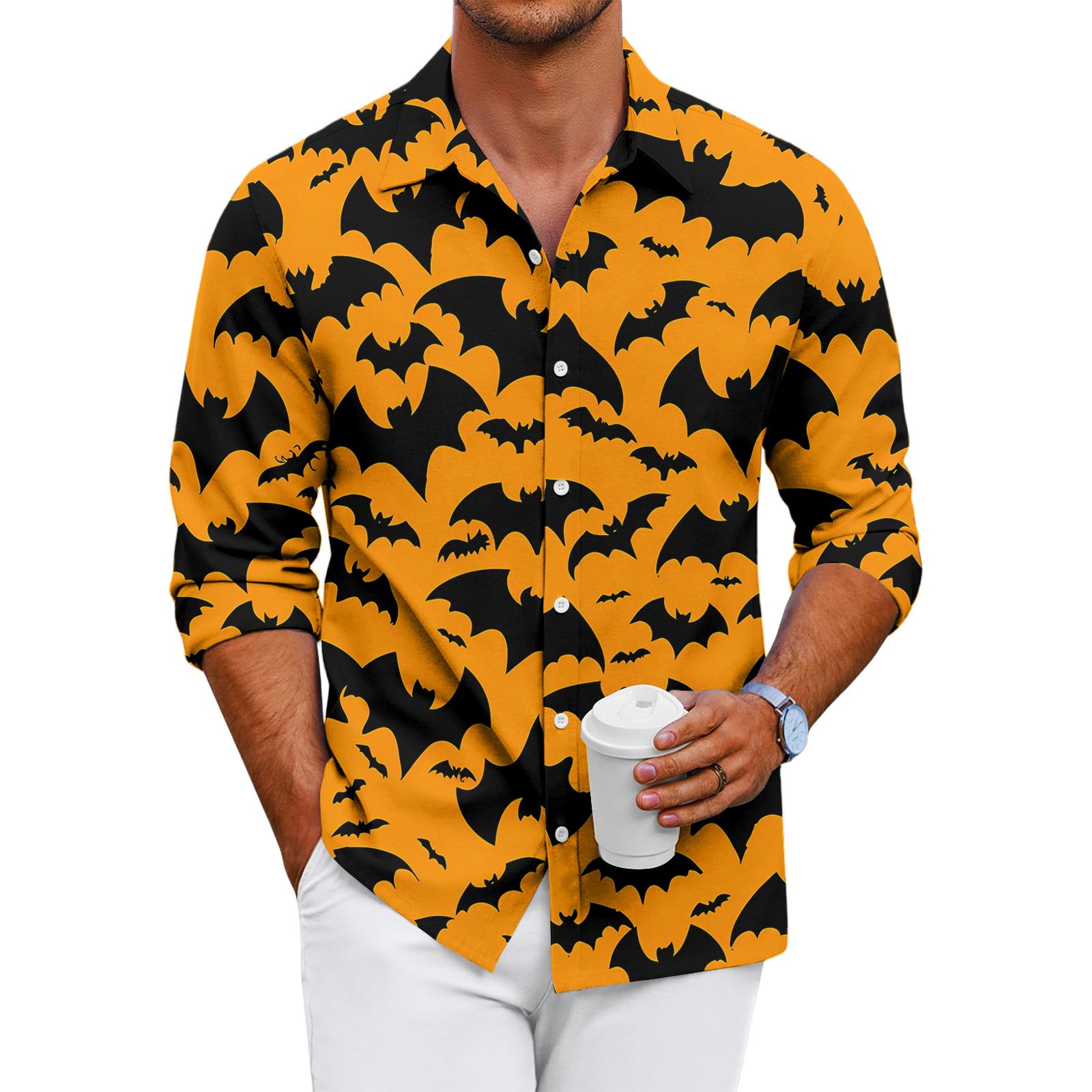 Мужская повседневная рубашка с длинным рукавом свободного кроя на пуговицах XXL оранжевый
Мужская повседневная рубашка с длинным рукавом свободного кроя на пуговицах XXL оранжевый