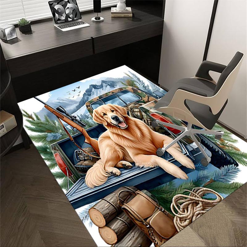 1PC Hunting Dog Non-Slip Floor Carpet Compatible for Office&Living Room&Dining room - Flat-Weave Machine- Soft & Pattern-E249 60cm by 90cm
1PC Hunting Dog Non-Slip Floor Carpet Compatible for Office&Living Room&Dining room - Flat-Weave Machine- Soft & Pattern-E249 60cm by 90cm