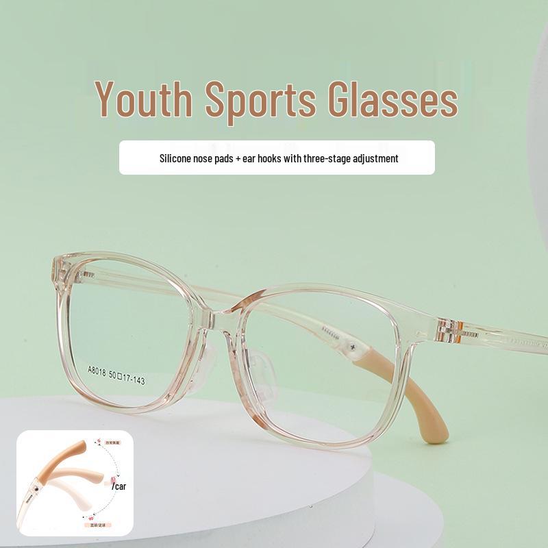 Adjustable Silicone Nose Pad Glasses for Kids and Teens with Anti-Blue Light Myopia Compatibility Translucent Gray C2
Adjustable Silicone Nose Pad Glasses for Kids and Teens with Anti-Blue Light Myopia Compatibility Translucent Gray C2