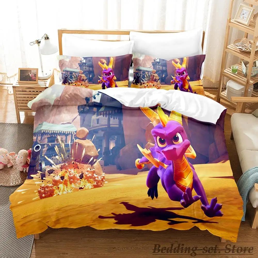 Новий набір постільної білизни Spyro reignited trilogy Single Twin Full Queen King Size Bed Set Adult Kid Bedroom Duvetcover Sets Anime Gme US Twin 173x218cm
Новий набір постільної білизни Spyro reignited trilogy Single Twin Full Queen King Size Bed Set Adult Kid Bedroom Duvetcover Sets Anime Gme US Twin 173x218cm