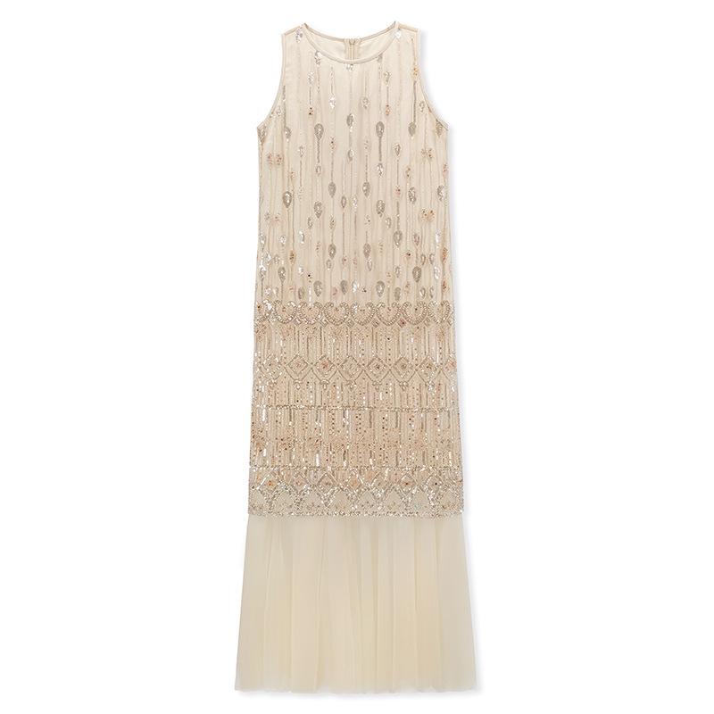 Summer High-End Chinese-Style Sleeveless Sequin Dress - Women s Fashion Skirt P0190 Small
Summer High-End Chinese-Style Sleeveless Sequin Dress - Women s Fashion Skirt P0190 Small