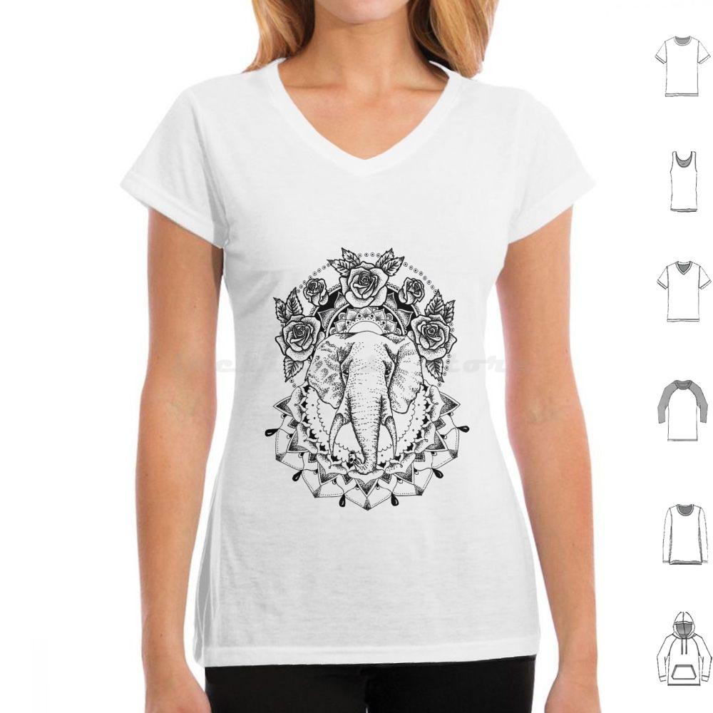 Floral Elephant Mandala T Shirt Men Women Kids Elephant Floral Flowers Roses Mandala Black And White Fine Liner Dot Work 4XL
Floral Elephant Mandala T Shirt Men Women Kids Elephant Floral Flowers Roses Mandala Black And White Fine Liner Dot Work 4XL