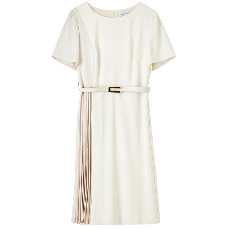 Shangdoubila Designer Spliced Pleated Midi Dress M
Shangdoubila Designer Spliced Pleated Midi Dress M