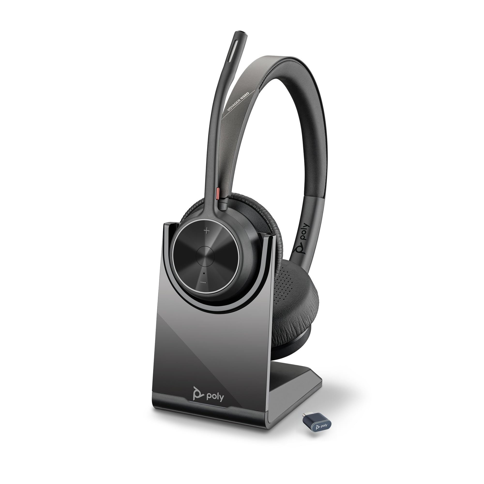 Poly Wireless Headset Voyager 4320 Bluetooth Dongle Included Charging Stand Included Noise Canceling Microphone Included Lightweight Year Manufacturer чорний
Poly Wireless Headset Voyager 4320 Bluetooth Dongle Included Charging Stand Included Noise Canceling Microphone Included Lightweight Year Manufacturer чорний