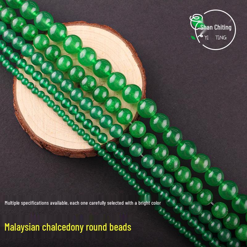 Malaysian Chalcedony Round Beads for DIY Jewelry & Buddhist Accessories 4mm Strand
Malaysian Chalcedony Round Beads for DIY Jewelry & Buddhist Accessories 4mm Strand