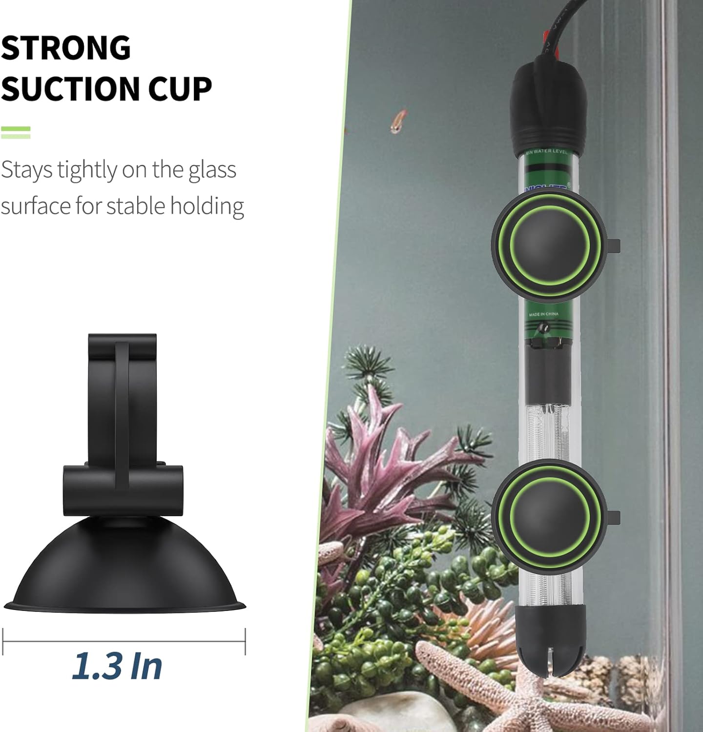 Aquarium Heater Suction Cups Suckers Clips Black Standard Heating Rod Holders Clamps for Fish Tanks
Aquarium Heater Suction Cups Suckers Clips Black Standard Heating Rod Holders Clamps for Fish Tanks