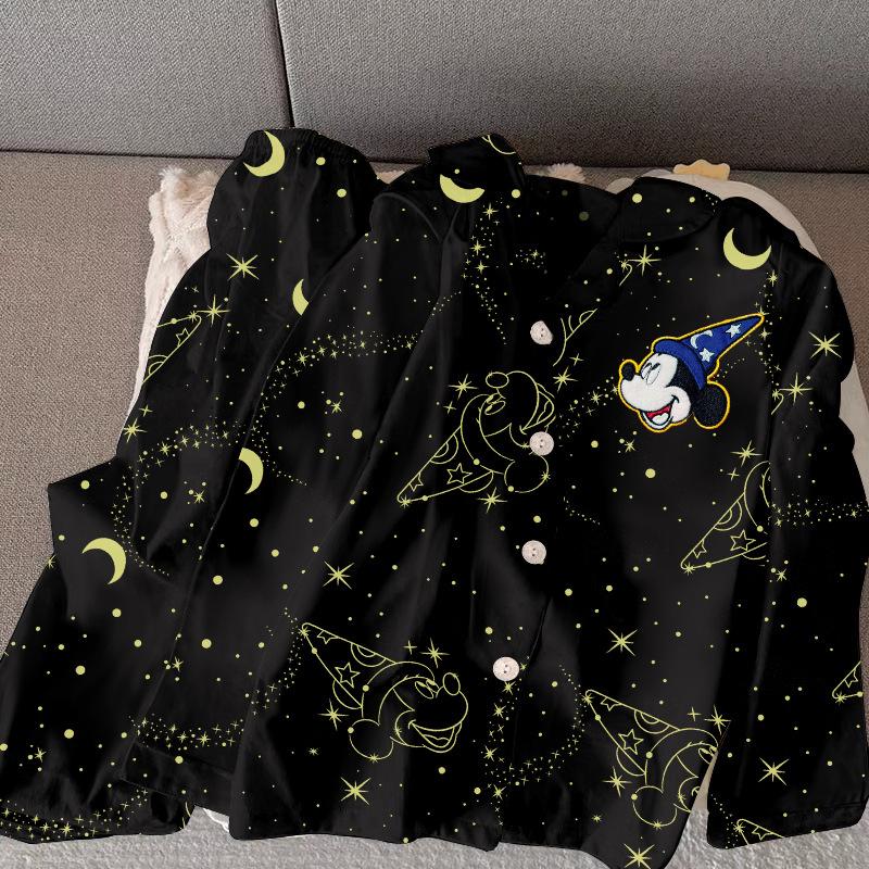 Женский милый пижамный комплект с волшебной шляпой: Весенний кардиган и домашняя одежда с длинным рукавом из имитации хлопка L (100-115 lbs)
Женский милый пижамный комплект с волшебной шляпой: Весенний кардиган и домашняя одежда с длинным рукавом из имитации хлопка L (100-115 lbs)