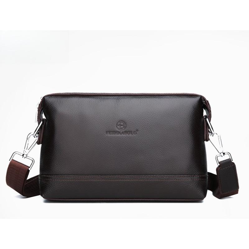 Мужская ручная сумка для обрезания, деловая сумка, кожаная сумка с тиснением под личи, ручная сумка, сумка через плечо, диагональная сумка-седло