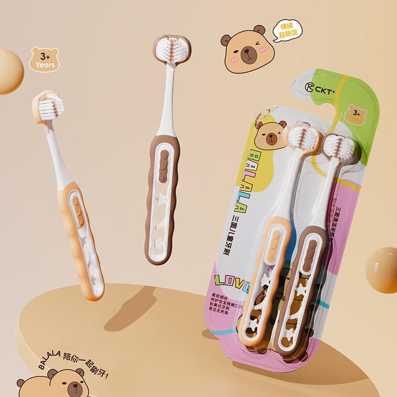 2pcs Ultra Fine Brush Children s Soft Bristled Toothbrushes 3-6-12 Year Old Baby Oral Cleaning Three Sided Toothbrush Set
2pcs Ultra Fine Brush Children s Soft Bristled Toothbrushes 3-6-12 Year Old Baby Oral Cleaning Three Sided Toothbrush Set
