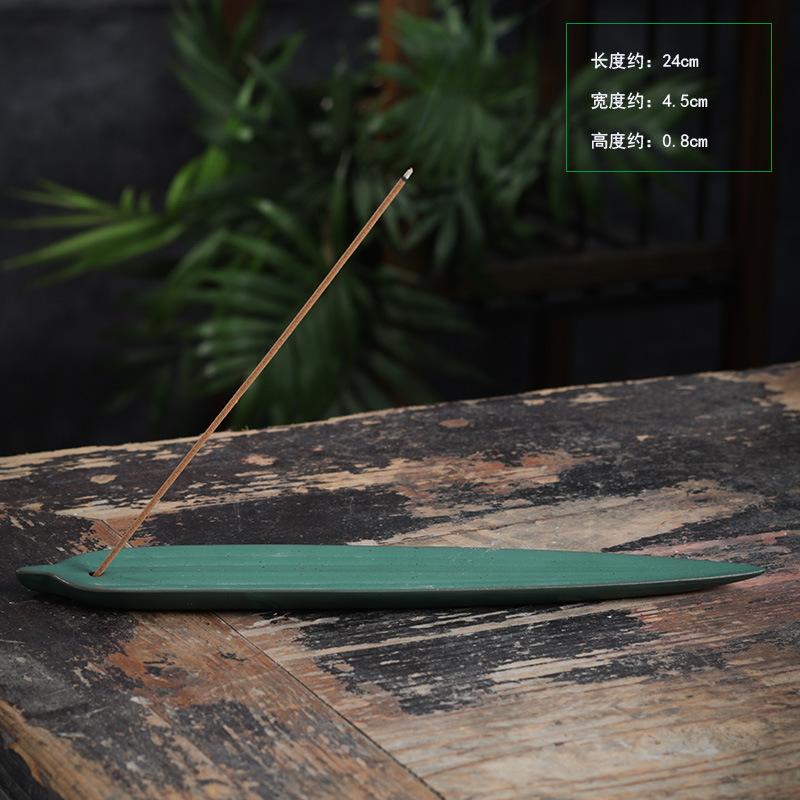 Leaf Creative Living Room Incense Zen Incense Drag Tea Ceremony Aromatherapy Ceramic Ornament зелений
Leaf Creative Living Room Incense Zen Incense Drag Tea Ceremony Aromatherapy Ceramic Ornament зелений