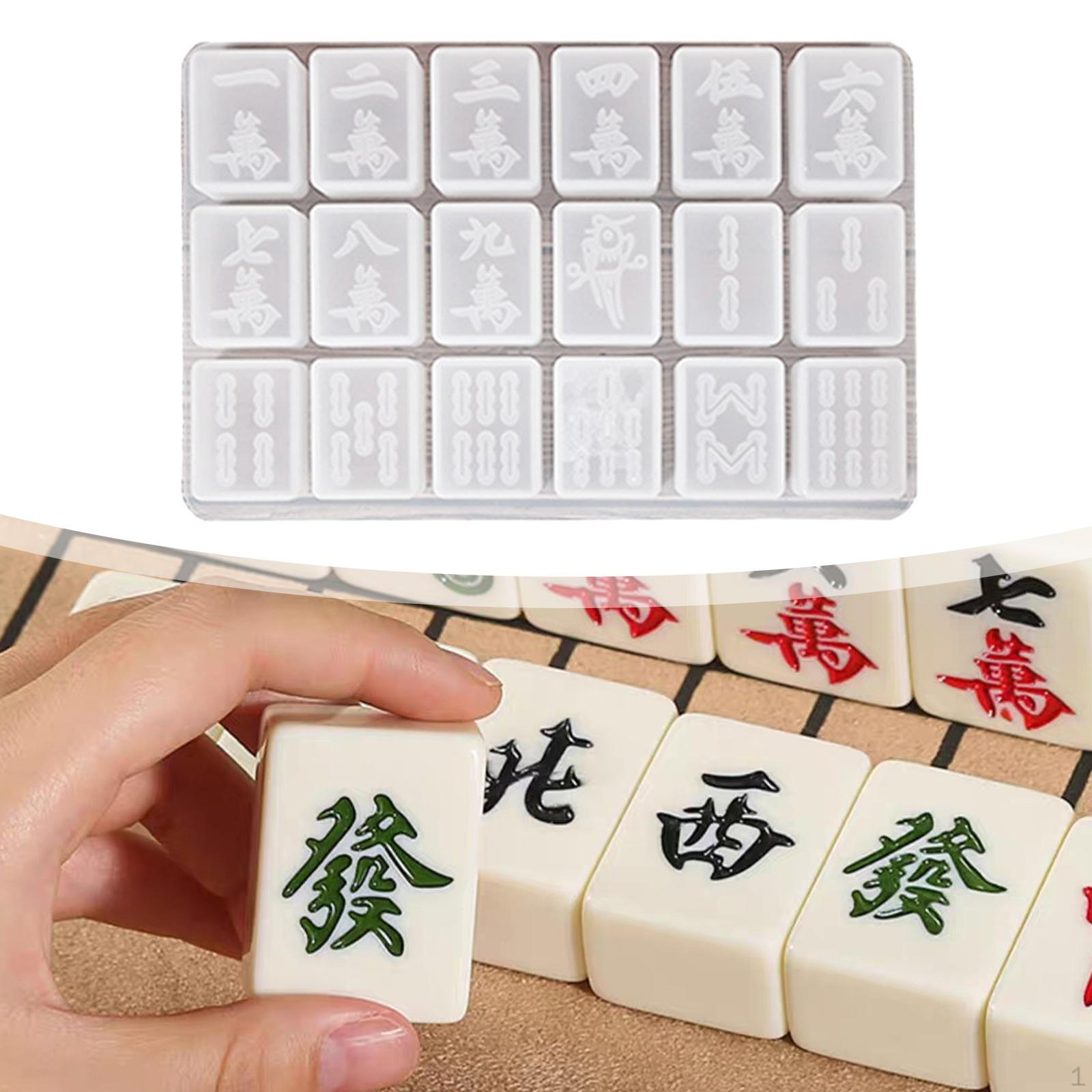 Creative Chinese Mahjong Mold Reusable Handmade for Holidays Birthday craft character tiles C
Creative Chinese Mahjong Mold Reusable Handmade for Holidays Birthday craft character tiles C