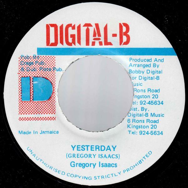 7-дюймовая пластинка GREGORY ISAACS Yesterday NONE DigitalB 1996 Ямайка Регги Ска Даб Б/У
7-дюймовая пластинка GREGORY ISAACS Yesterday NONE DigitalB 1996 Ямайка Регги Ска Даб Б/У
