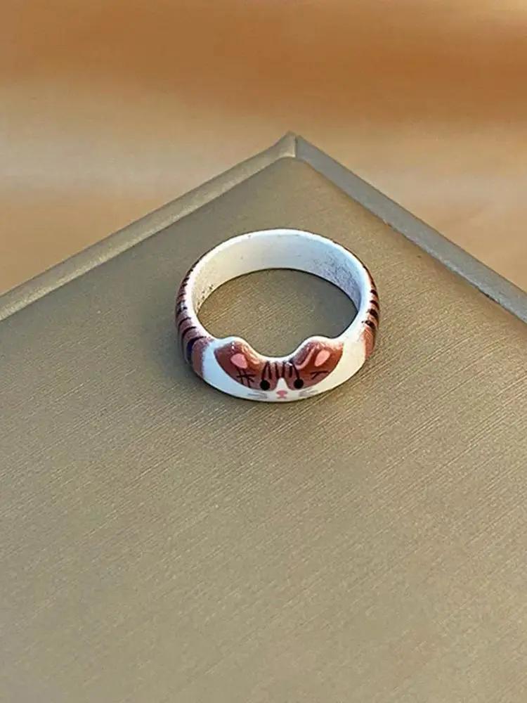 Cartoon-style Cute Cat Ring Small Design Versatile Animal Ring for Students Jewelry Accessories Popular jewelry
Cartoon-style Cute Cat Ring Small Design Versatile Animal Ring for Students Jewelry Accessories Popular jewelry