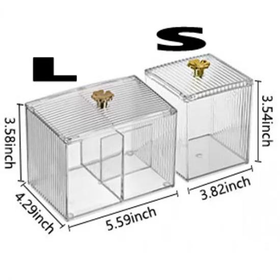 Прозрачные пластиковые держатели для ватных тампонов, контейнер для ватных шариков, органайзер для туалетного столика, коробка для хранения косметики, баночки-дозаторы с крышками для ванной комнаты 1 Pack S чистый
Прозрачные пластиковые держатели для ватных тампонов, контейнер для ватных шариков, органайзер для туалетного столика, коробка для хранения косметики, баночки-дозаторы с крышками для ванной комнаты 1 Pack S чистый