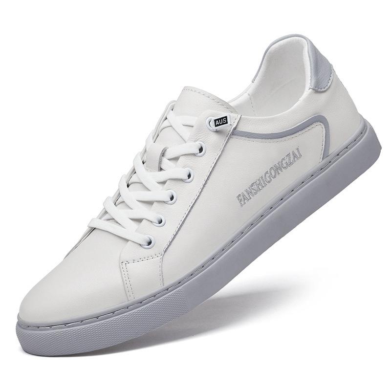 Новые белые мужские трендовые туфли из первого слоя коровьей кожи, низкие, на шнуровке, повседневные, для скейтборда, спортивная мужская обувь 45 серый
Новые белые мужские трендовые туфли из первого слоя коровьей кожи, низкие, на шнуровке, повседневные, для скейтборда, спортивная мужская обувь 45 серый
