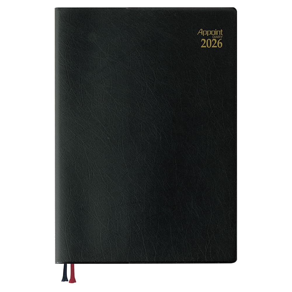 Daigo 2026 Planner, Appointment Weekly, Left, A5, Black, E1036, 2025, Starts December 2025
Daigo 2026 Planner, Appointment Weekly, Left, A5, Black, E1036, 2025, Starts December 2025