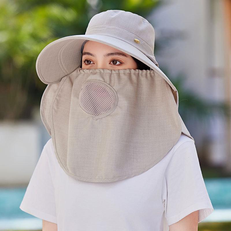 Summer full-face hat women, outdoor tea-picking hats, thin chiffon sunshade shawl, Sunhat 56-58cm серый
Summer full-face hat women, outdoor tea-picking hats, thin chiffon sunshade shawl, Sunhat 56-58cm серый