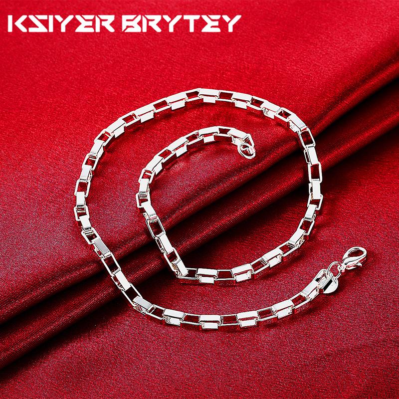Серебряное ожерелье 925 пробы для женщин мужская мода 5 мм коробка цепочка 20 дюймов 50 см роскошная вечеринка свадебные украшения леди подарок
Серебряное ожерелье 925 пробы для женщин мужская мода 5 мм коробка цепочка 20 дюймов 50 см роскошная вечеринка свадебные украшения леди подарок