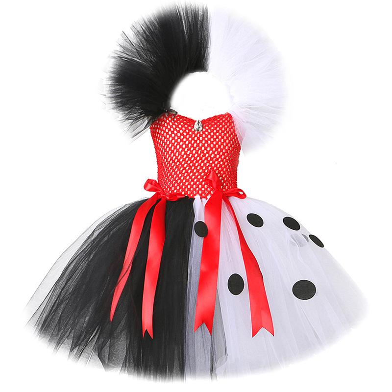 Cruella Witch Black & White 101 Dalmatians Mesh Dress - Girls Spotted Dog Costume 10-12Y (145-155cm)
Cruella Witch Black & White 101 Dalmatians Mesh Dress - Girls Spotted Dog Costume 10-12Y (145-155cm)