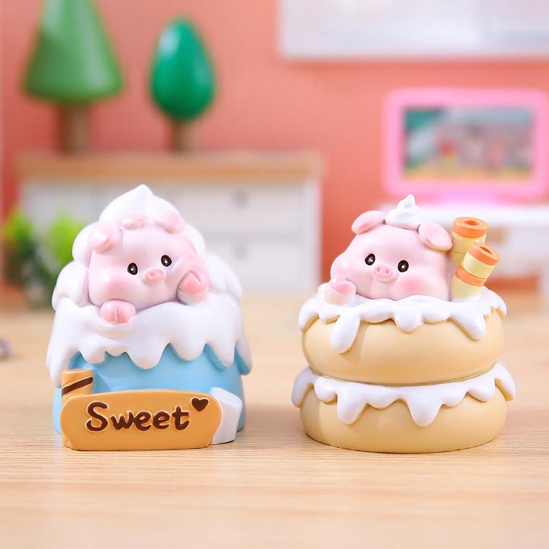 Pig Dessert House Series Blind Box Figurine Cute Piggy Cake Dessert Resin Figure Collectible Toys For Birthday Gift Desk Ornamen 1 Box Random
Pig Dessert House Series Blind Box Figurine Cute Piggy Cake Dessert Resin Figure Collectible Toys For Birthday Gift Desk Ornamen 1 Box Random