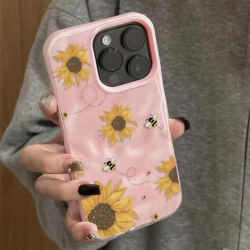 Sunflower Bee Illustration Phone Case For iPhone 17 16 Pro Max 15 Pro Plus 14 13 12 11 Candy Wave Texture Soft Protective Cover iPhone 11 Pro Max
Sunflower Bee Illustration Phone Case For iPhone 17 16 Pro Max 15 Pro Plus 14 13 12 11 Candy Wave Texture Soft Protective Cover iPhone 11 Pro Max
