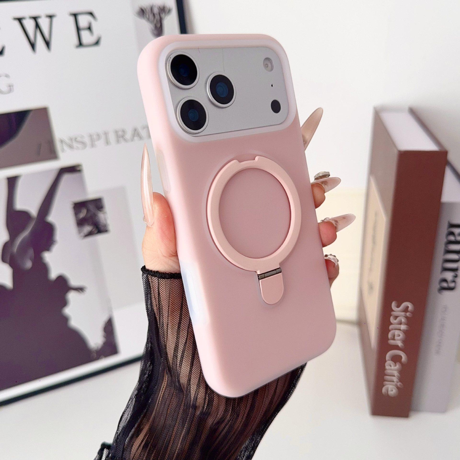 Solid Color Jelly Stand iPhone Case Compatible with 14/15/16/17 Pro Max iPhone 17 Pro светло-розовый
Solid Color Jelly Stand iPhone Case Compatible with 14/15/16/17 Pro Max iPhone 17 Pro светло-розовый