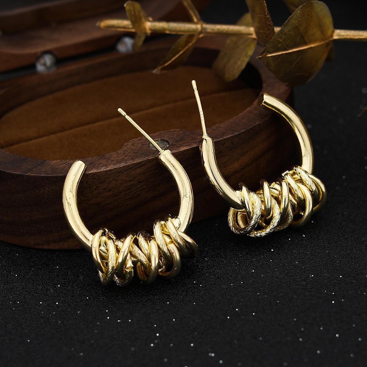 Retro Personalized Winding Earrings, High-End Sense Light Luxury Personalized Earrings, Women S Exaggerated Cold Wind Earrings
Retro Personalized Winding Earrings, High-End Sense Light Luxury Personalized Earrings, Women S Exaggerated Cold Wind Earrings