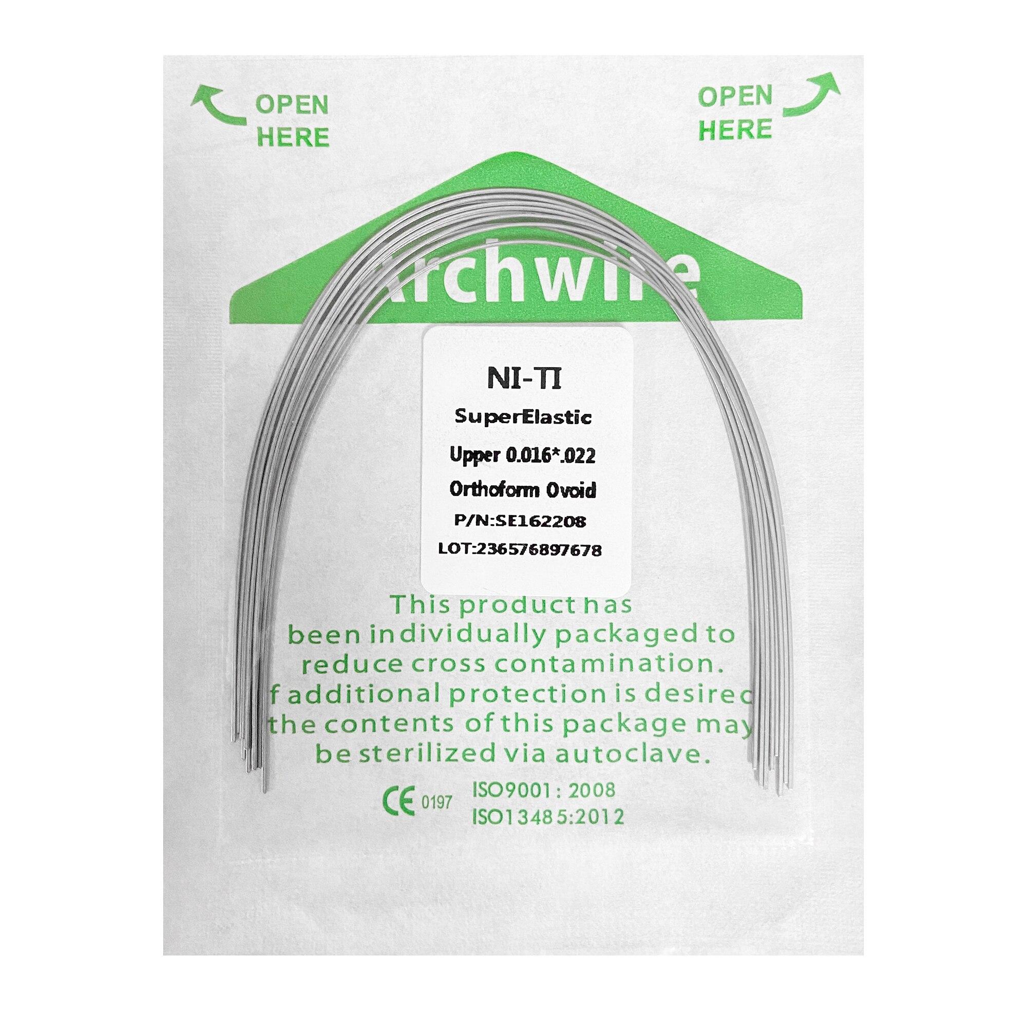 10 шт./упак. ортодонтические стоматологические суперэластичные овоидные нити круглые/прямоугольные арочные проволоки стоматологические нити арочные проволоки Ovoid 16x22 Upper
10 шт./упак. ортодонтические стоматологические суперэластичные овоидные нити круглые/прямоугольные арочные проволоки стоматологические нити арочные проволоки Ovoid 16x22 Upper